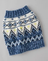 ABO Fairisle Dog Sweater