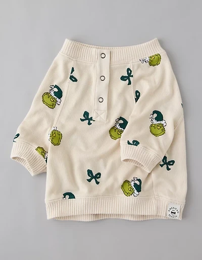 Haut de pyjama pelucheux à imprimé Grincheux ABO