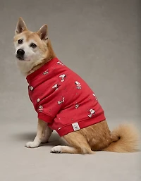 T-shirt pelucheux à imprimé Snoopy ABO