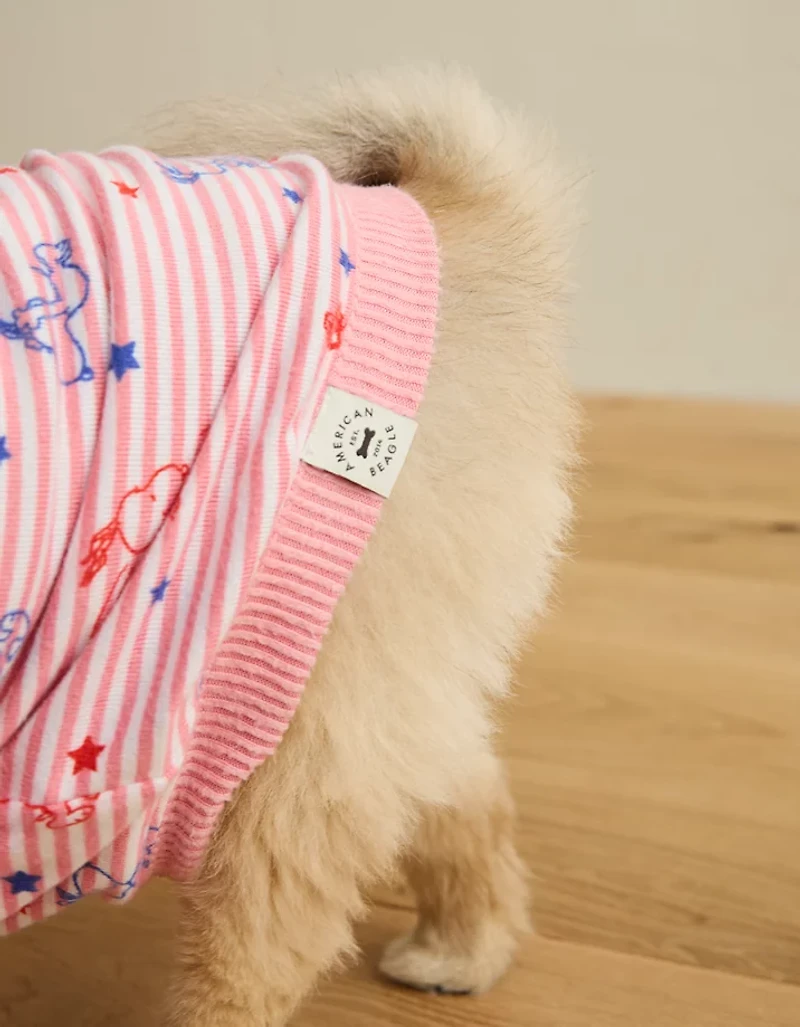 Chandail pour chien ABO Snoopy à thématique de la Fête nationale des États-Unis