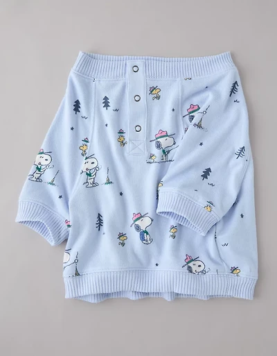 Haut de pyjama pelucheux Snoopy ABO