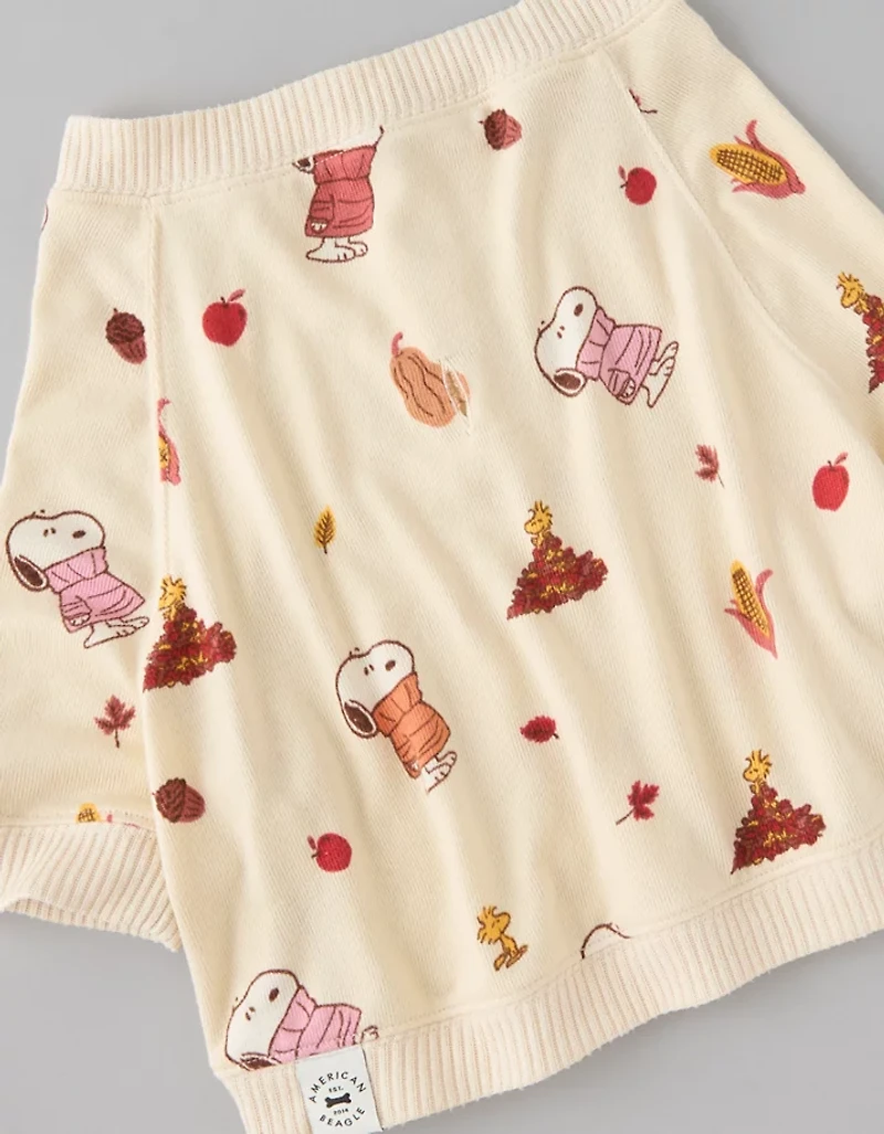 ABO Luxe Plush Snoopy PJ Top