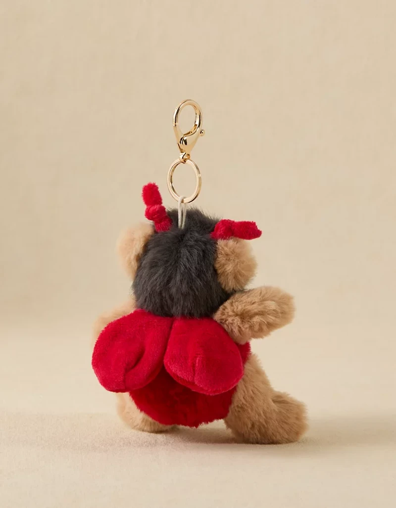 Mon Ami Ladybug Bear Bag Charm