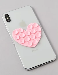 TwelveNYC Heart Silicone Suction Phone Accessory