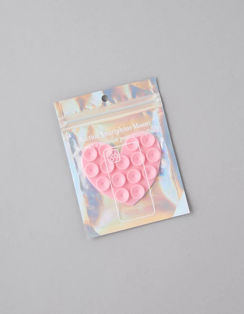 TwelveNYC Heart Silicone Suction Phone Accessory