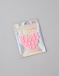 TwelveNYC Heart Silicone Suction Phone Accessory