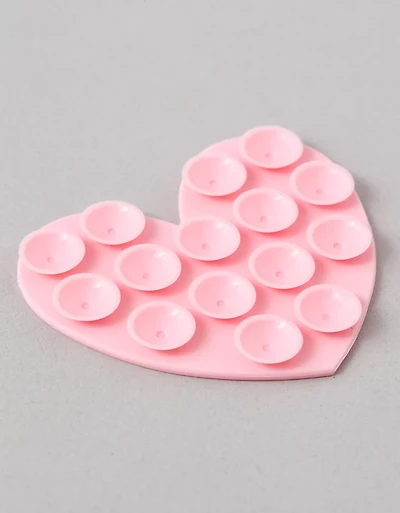 TwelveNYC Heart Silicone Suction Phone Accessory