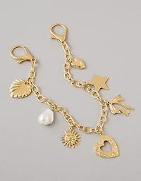 AEO Hearts & Stars Charm Bag Chain