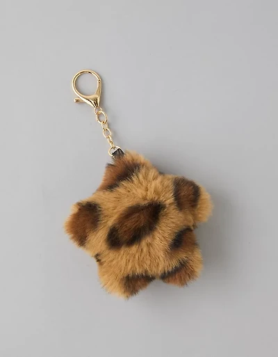 Breloque de sac étoile léopard AEO