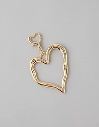 Breloque pour sac en forme de cœur AEO