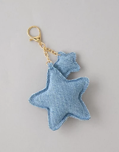 AEO Denim Stars Bag Charm