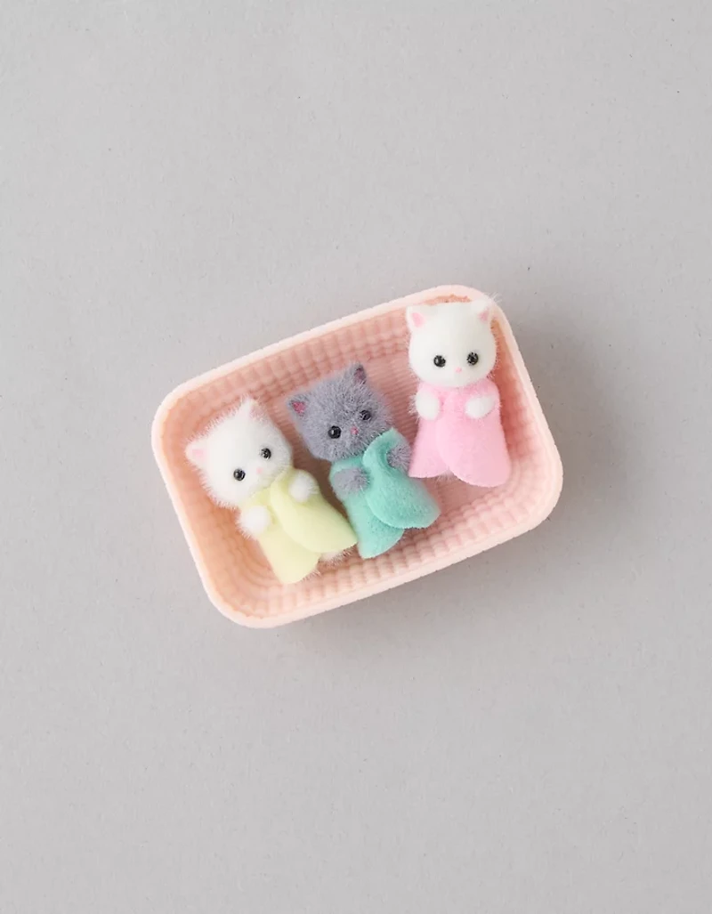 Calico Critters Persian Cat Triplets