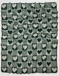AE Heart Woven Blanket
