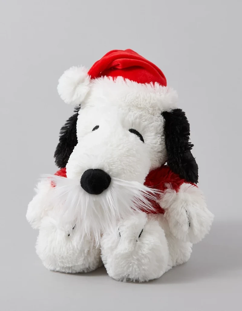 Warmies Snoopy Santa