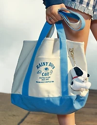 Breloque pour sac en forme de fleur Snoopy AE