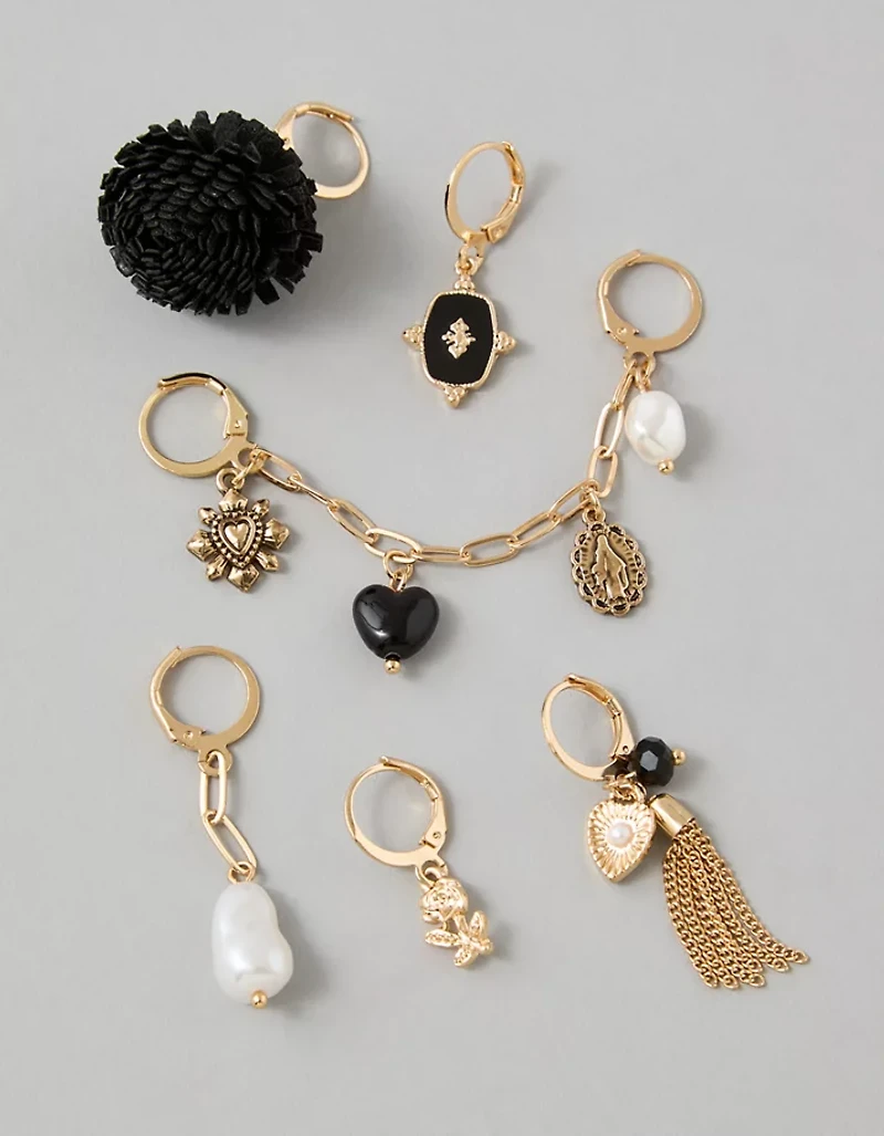 Emballage de six breloques assorties AE