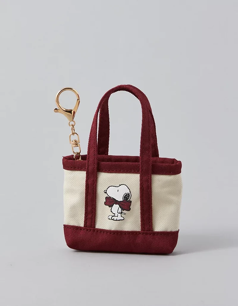 AE Snoopy Mini Tote Keychain