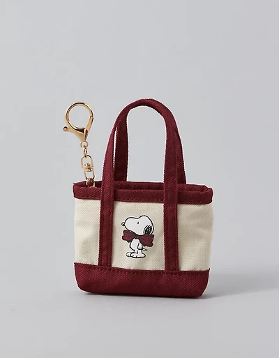 AE Snoopy Mini Tote Keychain