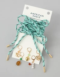 AE Green Shoelaces & Charm Set