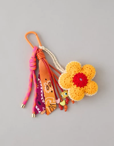 AE Flower Bandana Bag Charm
