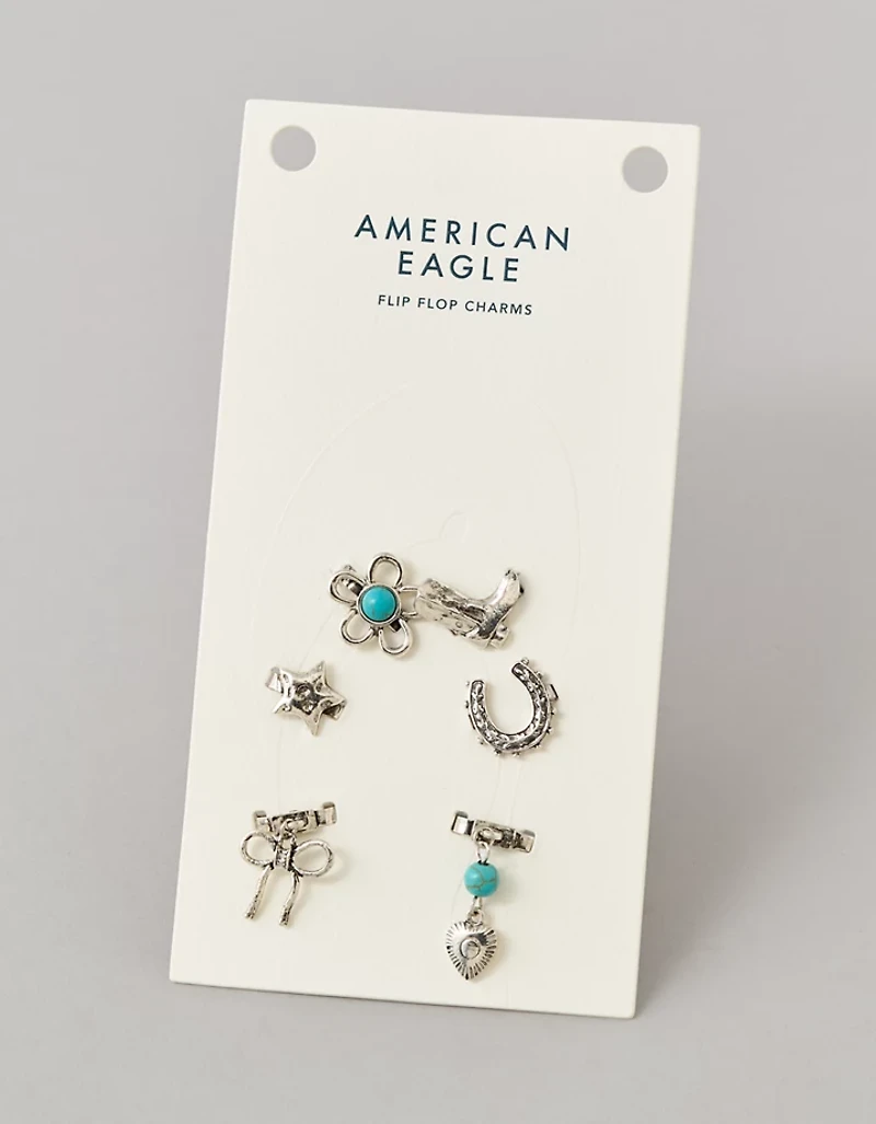 Ensemble de 6 breloques pour sandales plage AE