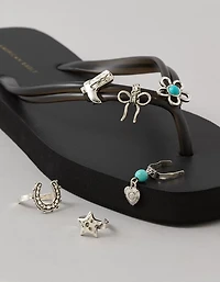 Ensemble de 6 breloques pour sandales plage AE