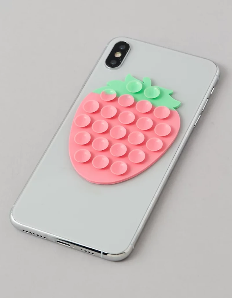 12 NYC Strawberry Suction Phone Accessory