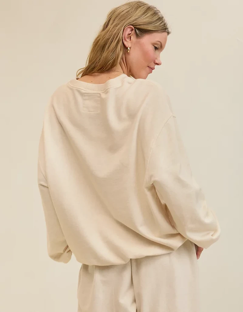 Aerie Jet Setter Crew Sweatshirt