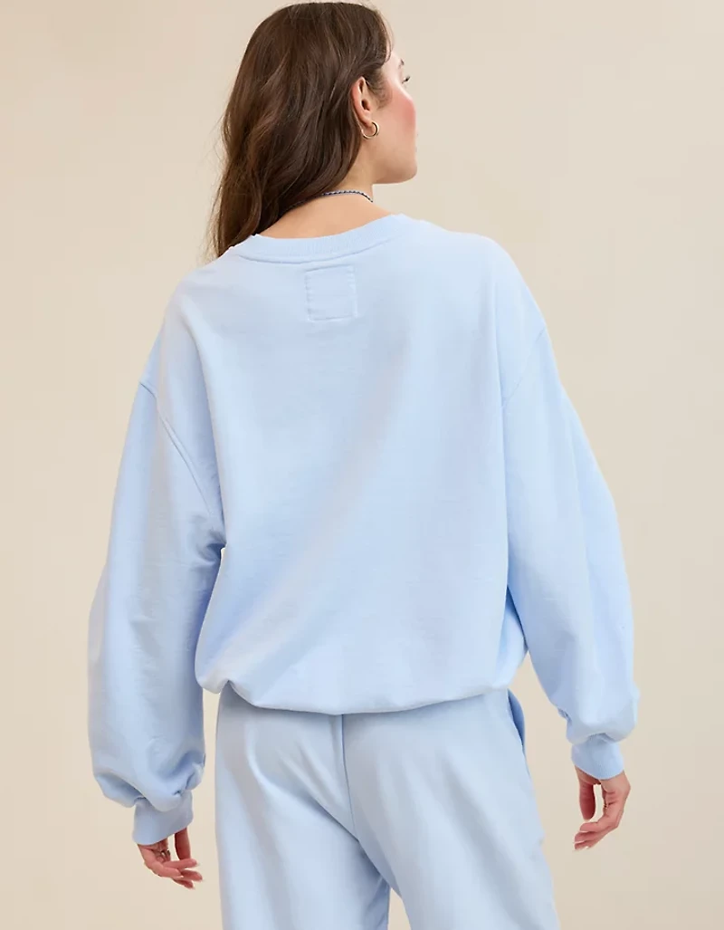 Aerie Jet Setter V Neck Sweatshirt