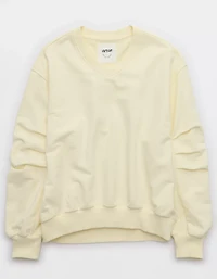 Aerie Jet Setter V Neck Sweatshirt