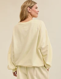 Aerie Jet Setter V Neck Sweatshirt