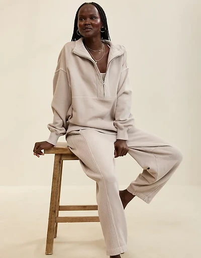 Aerie Quarter Zip Sweatshirt