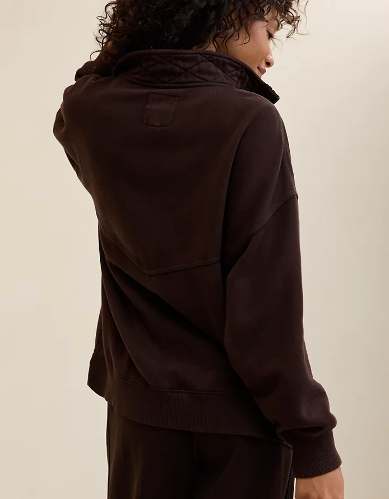Aerie Quarter Zip Sweatshirt