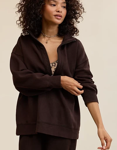 Aerie Quarter Zip Sweatshirt