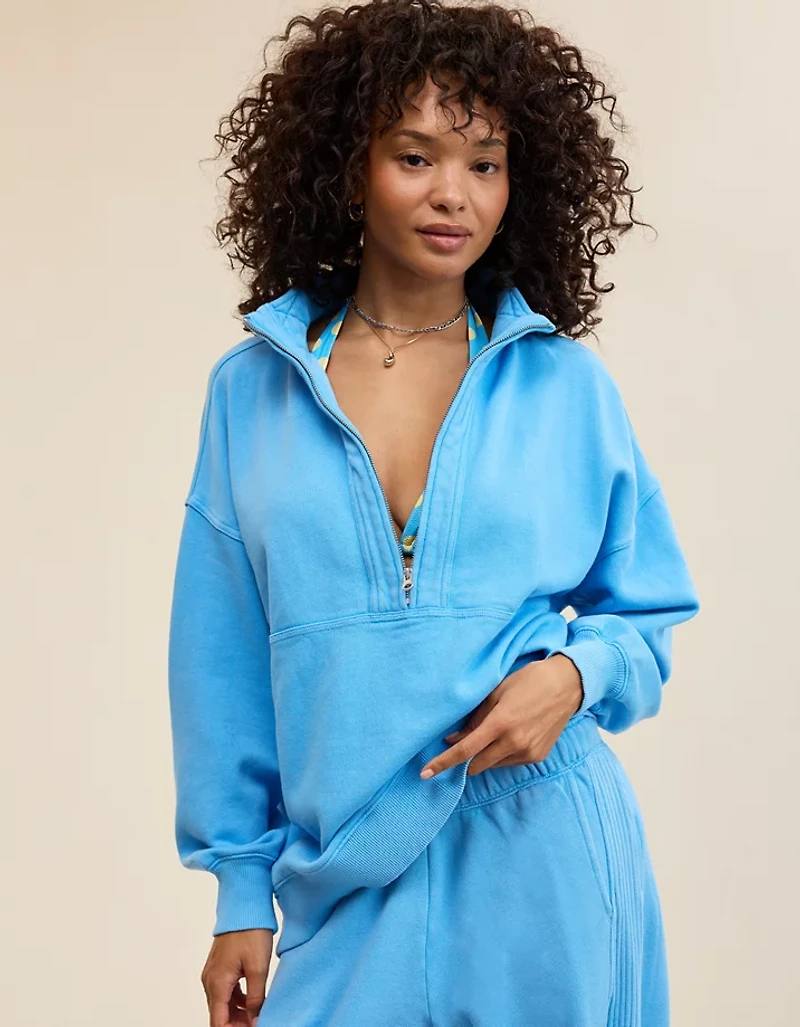 Aerie Quarter Zip Sweatshirt