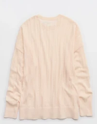 Aerie x Emily + Meritt Pointelle Sweater