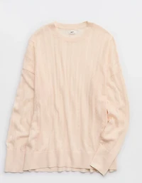 Aerie x Emily + Meritt Pointelle Sweater