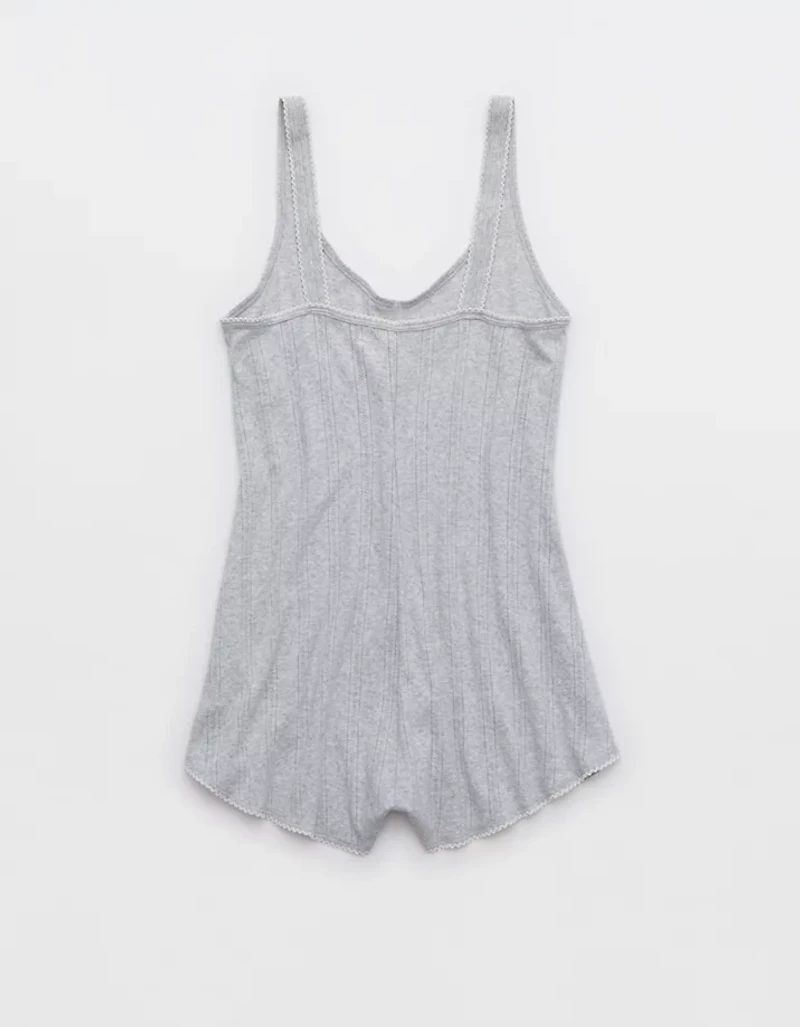 Aerie Off-Duty Pointelle Romper