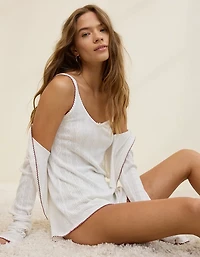 Aerie Off-Duty Pointelle Romper