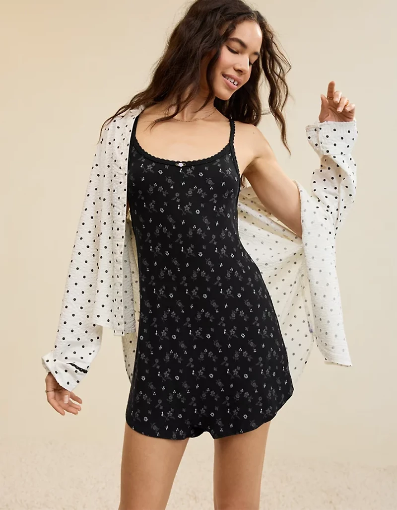 Aerie Real Soft® Ribbed Romper