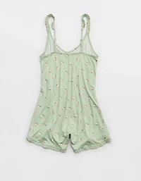 Aerie Real Soft Ruffle Romper