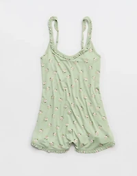 Aerie Real Soft Ruffle Romper