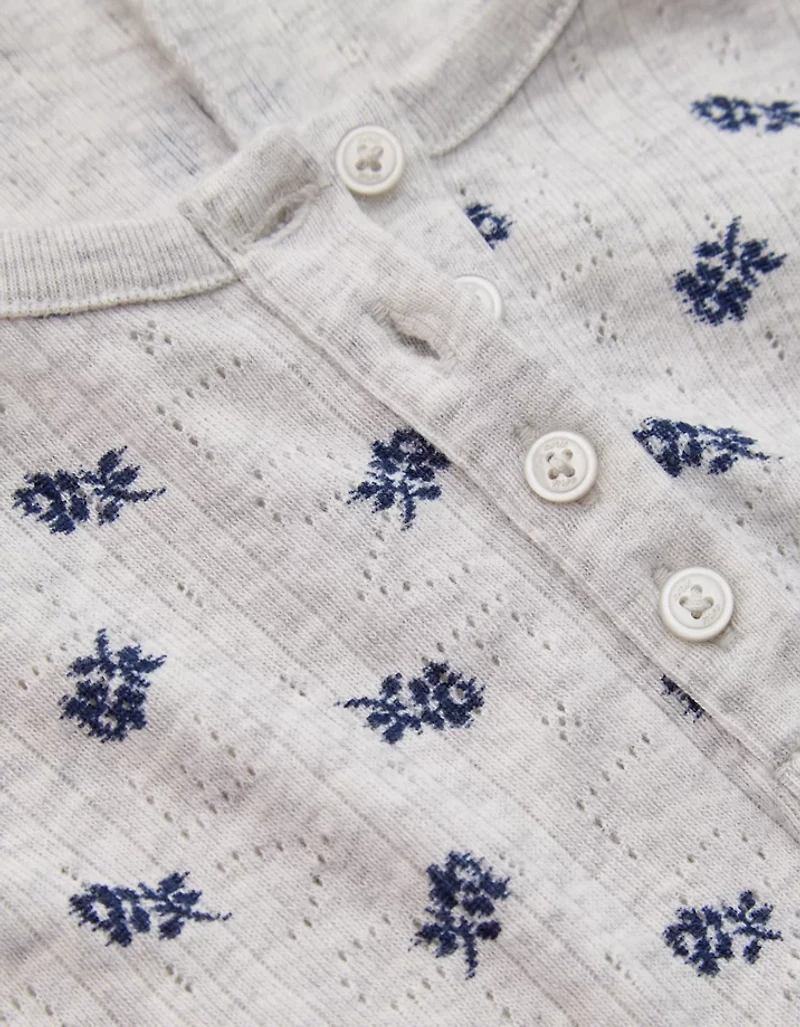 Aerie Off-Duty Pointelle Romper