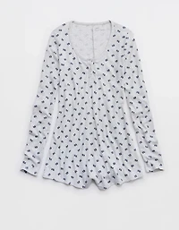 Aerie Off-Duty Pointelle Romper