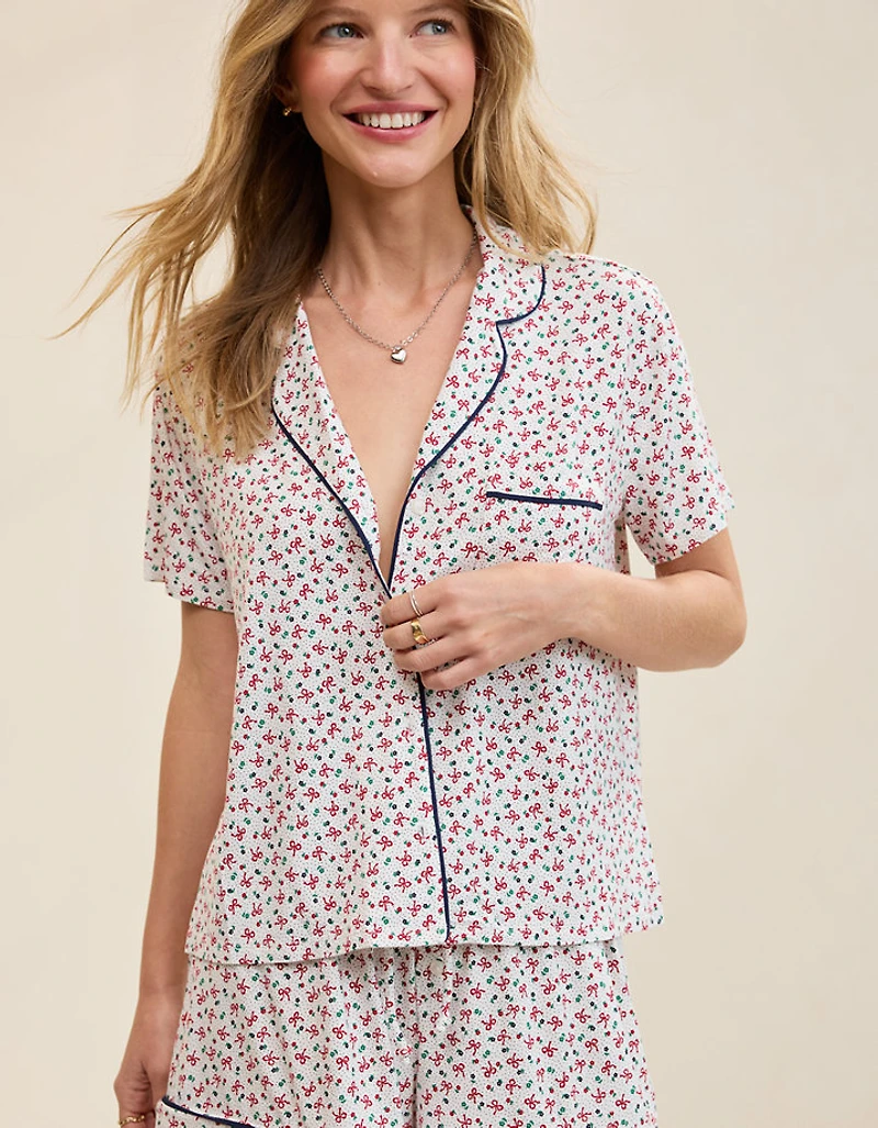 Aerie Real Soft® Piping PJ Set