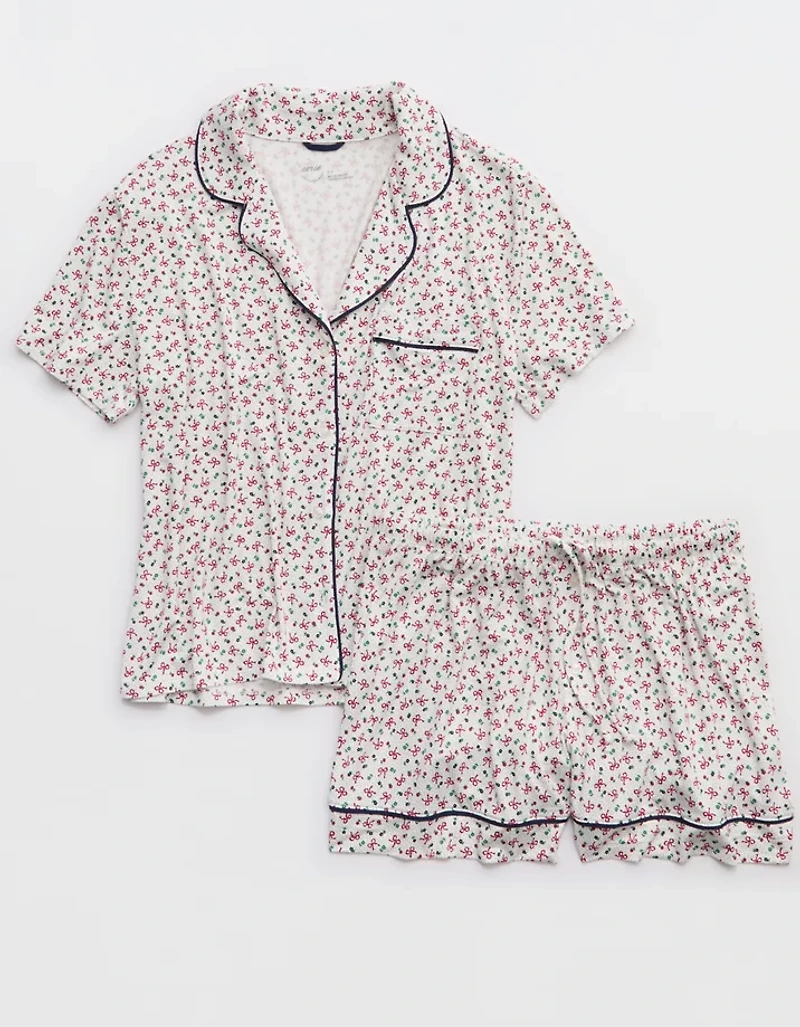 Aerie Real Soft® Piping PJ Set