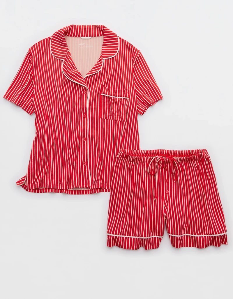 Aerie Real Soft® Piping PJ Set