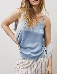 Aerie x Emily + Meritt Satin Lace Cami