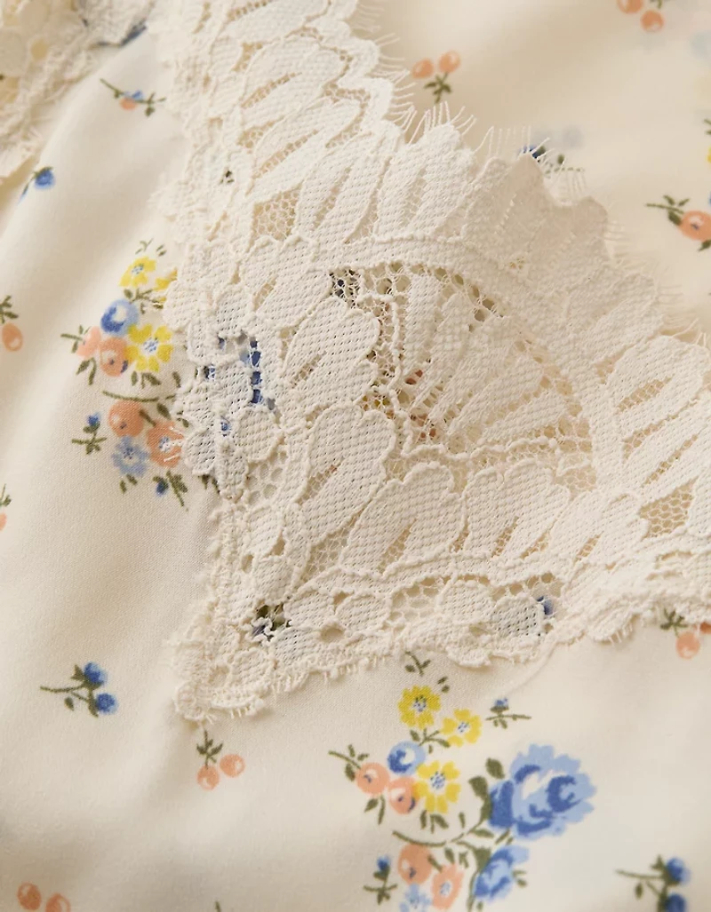 Aerie x Emily + Meritt Satin Slip Dress