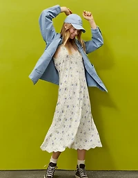 Aerie x Emily + Meritt Satin Slip Dress